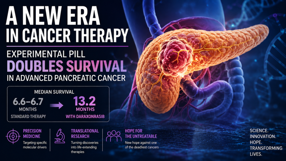 An Experimental Pill Doubles Survival in Advanced Pancreatic Cancer