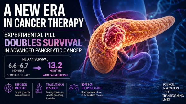 An Experimental Pill Doubles Survival In Advanced Pancreatic Cancer