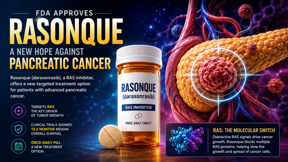 FDA Approves Rasonque, a New Targeted Treatment for Advanced Pancreatic Cancer