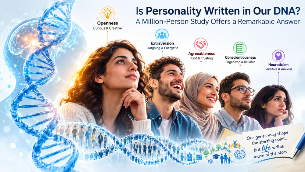 How Much of Your Personality Is Written in Your DNA? Science Has a New Answer