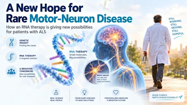 New Hope For Rare Motor-Neuron Disease Als: When Ribonucleic Acid (Rna) Becomes A Medicine
